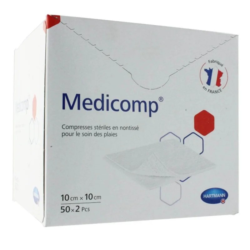 Hartmann Medicomp Comprimate sterile nețesute 10cmx10cm 50x2 — preț și oferte