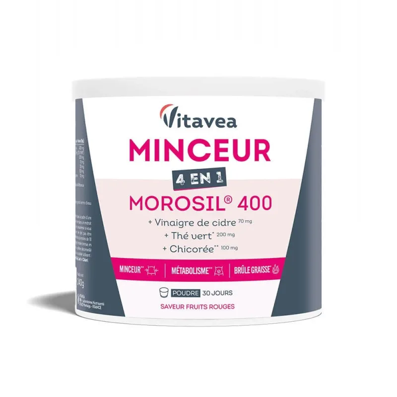 Vitavea Santé Morosil 400 Slimming 4 în 1 aromă de fructe roșii 240g — preț și oferte