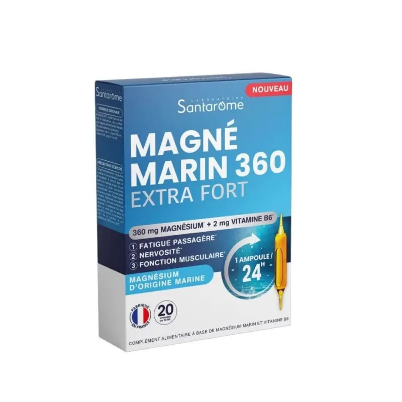 Santarome Magnesium Marin 360 20 fiole — preț și oferte