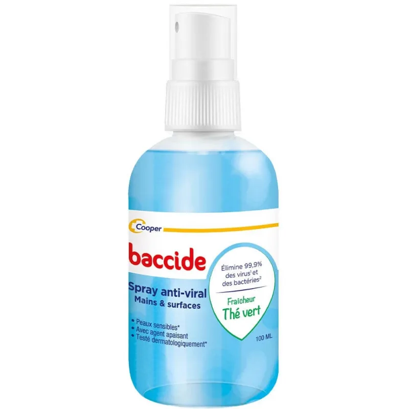 Baccide Fraîcheur de Thé verde Spray antiviral 100ml — preț și oferte
