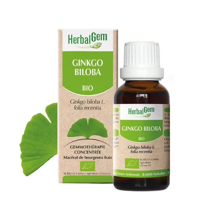 Herbalgem Organic Ginkgo Biloba 30ml — preț și oferte
