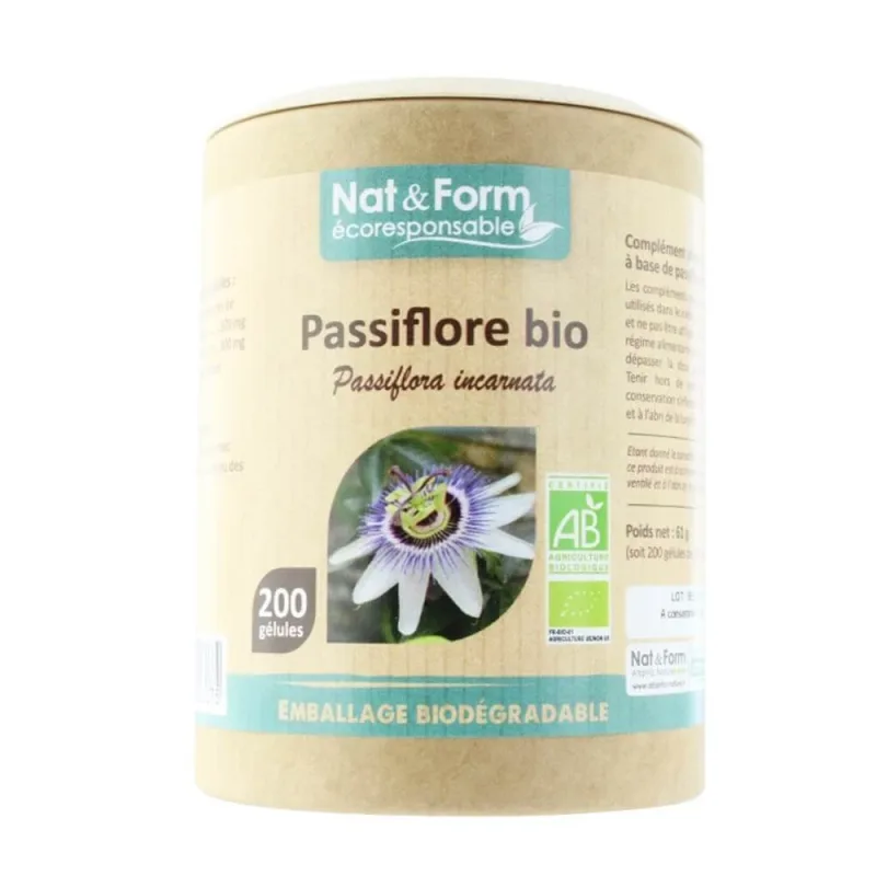 Nat&Form PASSIFLORE ORGANIC 200 capsule — preț și oferte