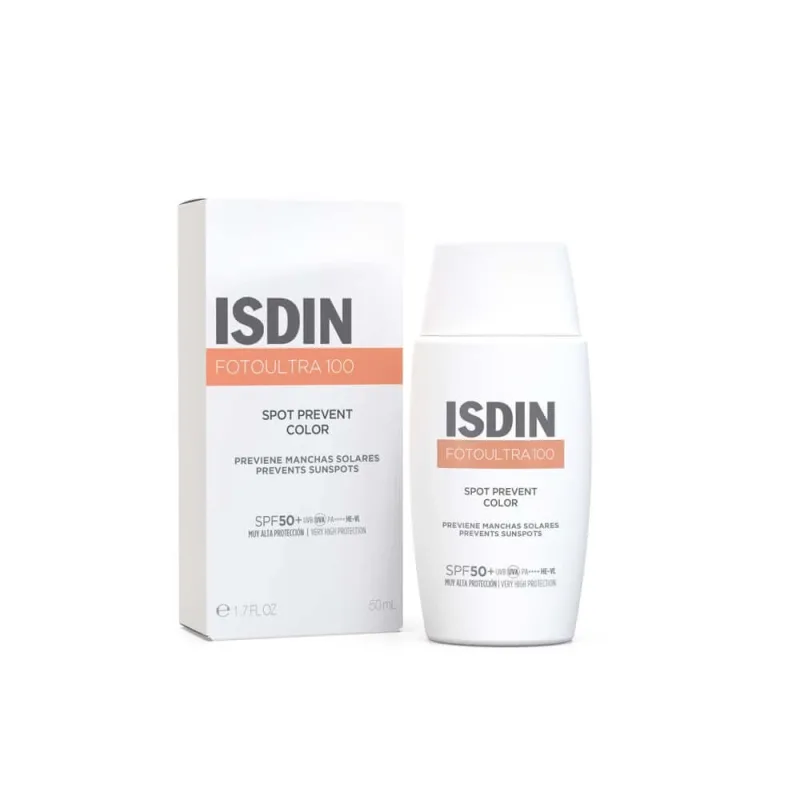 Isdin FotoUltra Spot Prevent Cremă solară colorată SPF50+ 50ml Isdinceutics De — preț și oferte