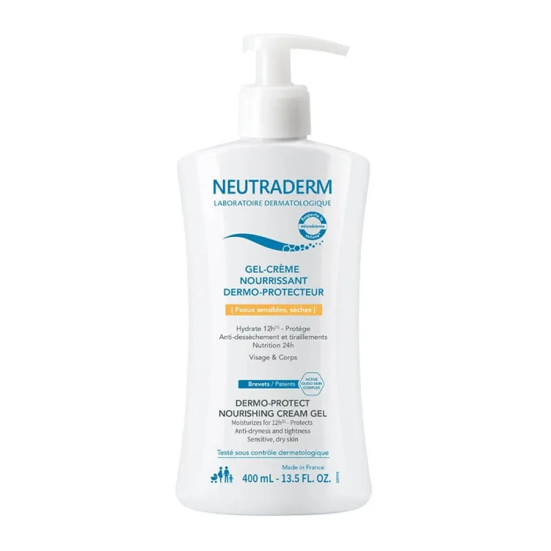 Neutraderm Gel-cremă dermo-protectoare hrănitoare Piele uscată 400 ml — preț și oferte