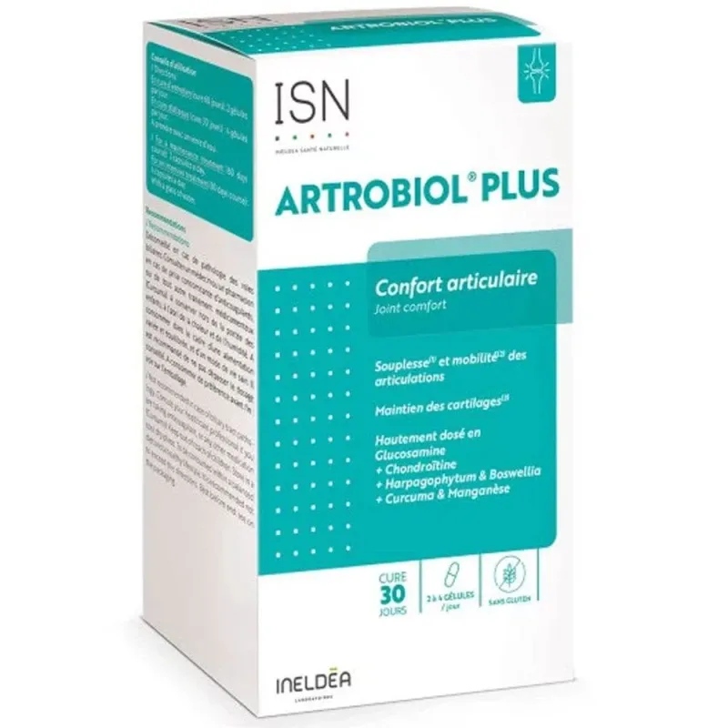 Ineldea Santé Naturelle Artrobiol Plus Confort articular Flexibilitate și mobilitate 120 capsule Lab. Ineldea — preț și oferte