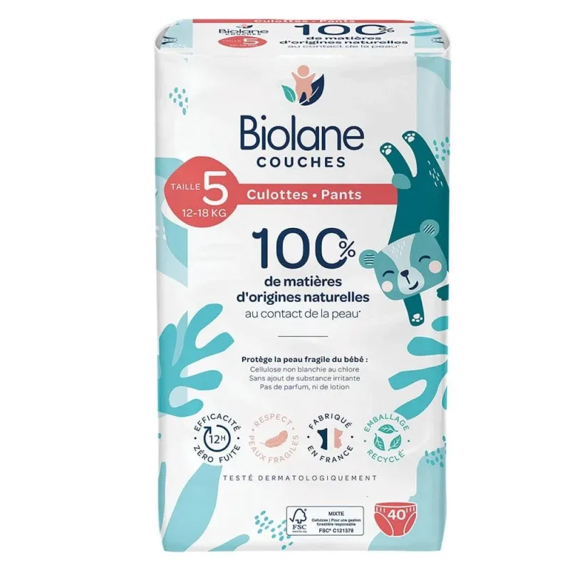 Scutece Biolane mărimea 5 12 la 18 kg x40 — preț și oferte