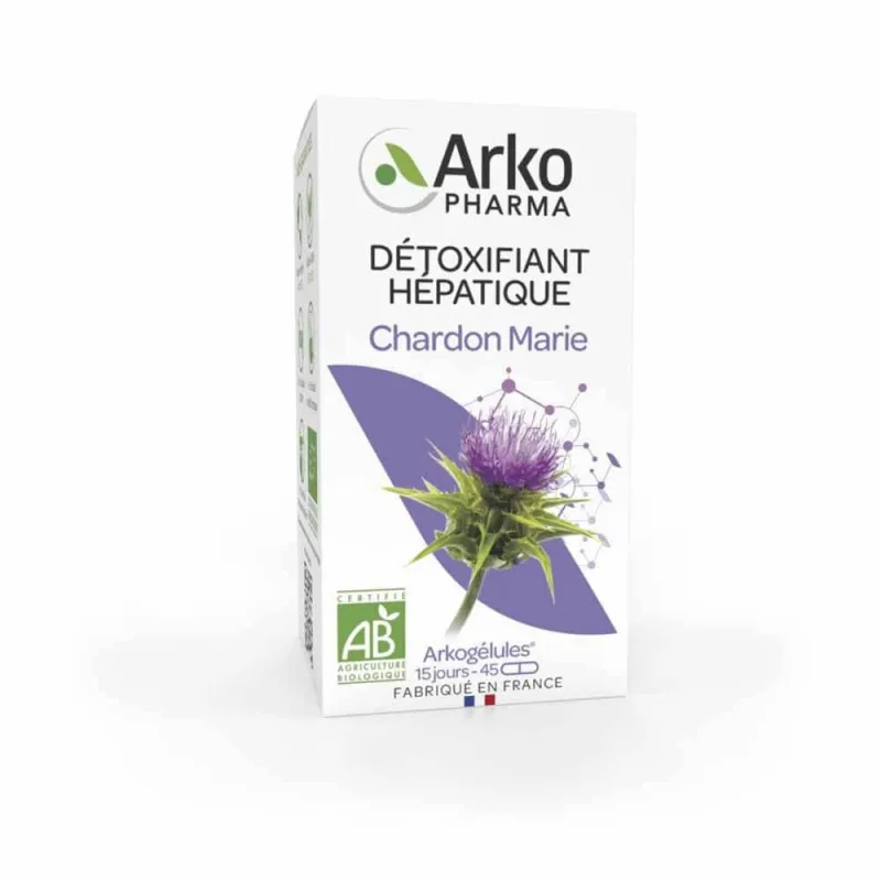 Arkopharma Arkocapsule Milk Thistle Organic Liver Depurative 45 capsule — preț și oferte