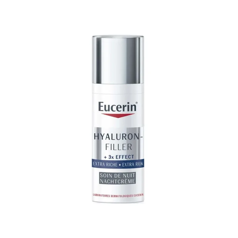 Eucerin Hyaluron-Filler Extra Riche Night Care textură bogată 50ml — preț și oferte