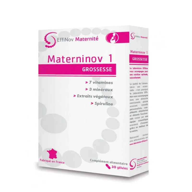 Effinov Nutrition Materninov 1 Sarcina 30 capsule — preț și oferte