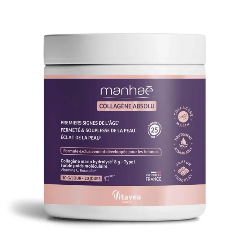 Manhaé Colagen Absolut cu Aromă de Ciocolată 200g — preț și oferte