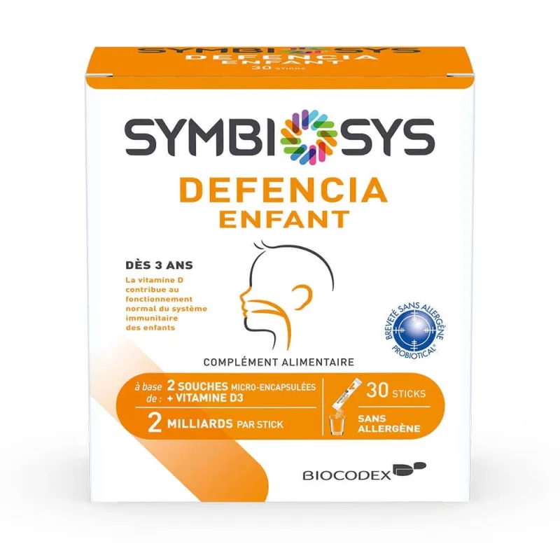 Symbiosys Defencia Bambino cu vitamina D 30 Stick cu vitamina D BIOCODEX — preț și oferte