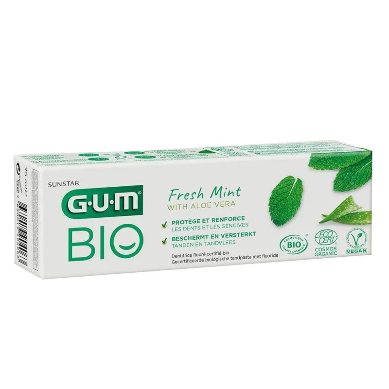 Pastă de dinți protectoare zilnică Gum Mint Fresh Bio 75ml — preț și oferte