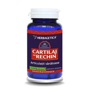Herbagetica Cartilaj de rechin, 120 capsule