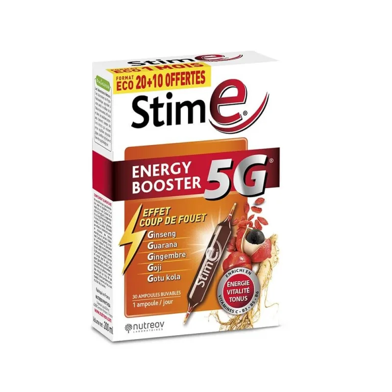 Nutreov Stim and Boost 5G 20 fiole + 10 gratuite 300 ml — preț și oferte