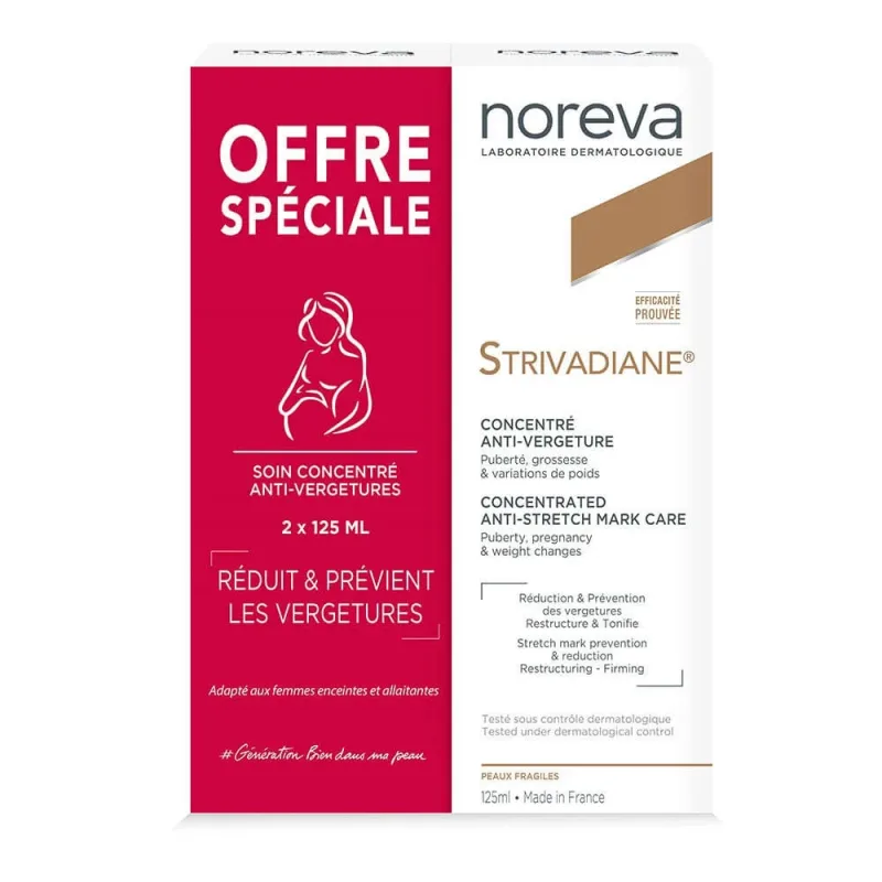 Noreva Strivadiane Cremă concentrată pentru vergeturi 250ml — preț și oferte