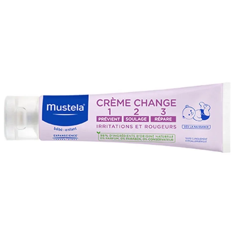 Mustela Cremă pentru schimbarea scutecului 123 Iritație și roșeață De la naștere 50ml — preț și oferte