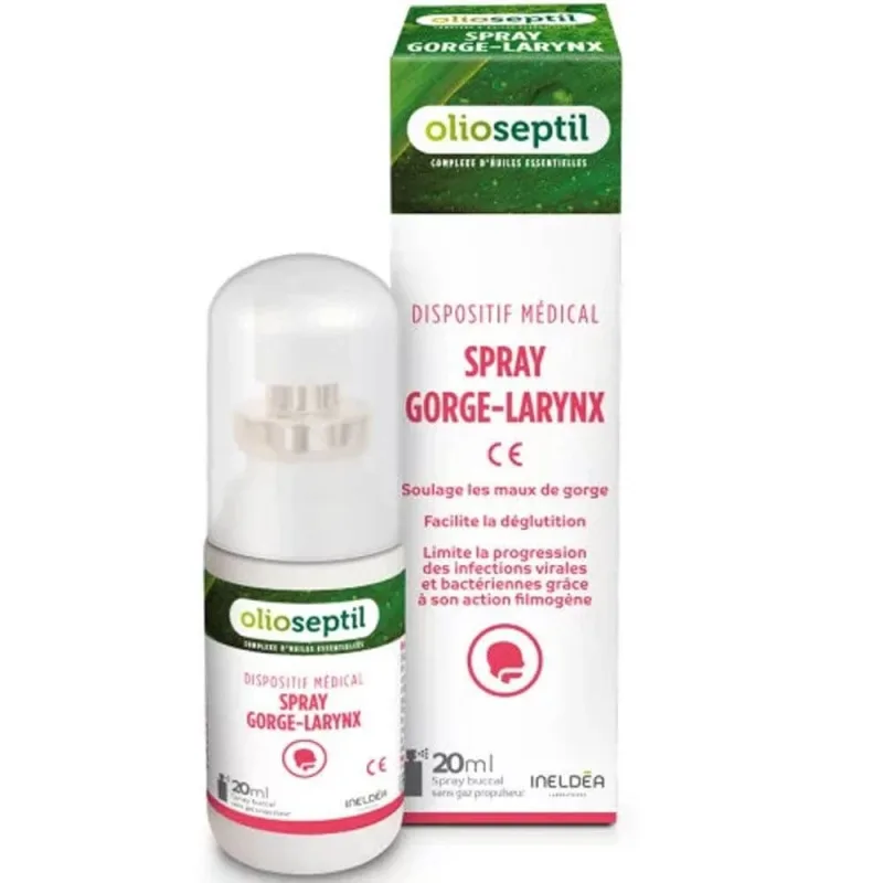 Olioseptil Spray pentru gât și laringe 20ml Lab. Ineldea — preț și oferte