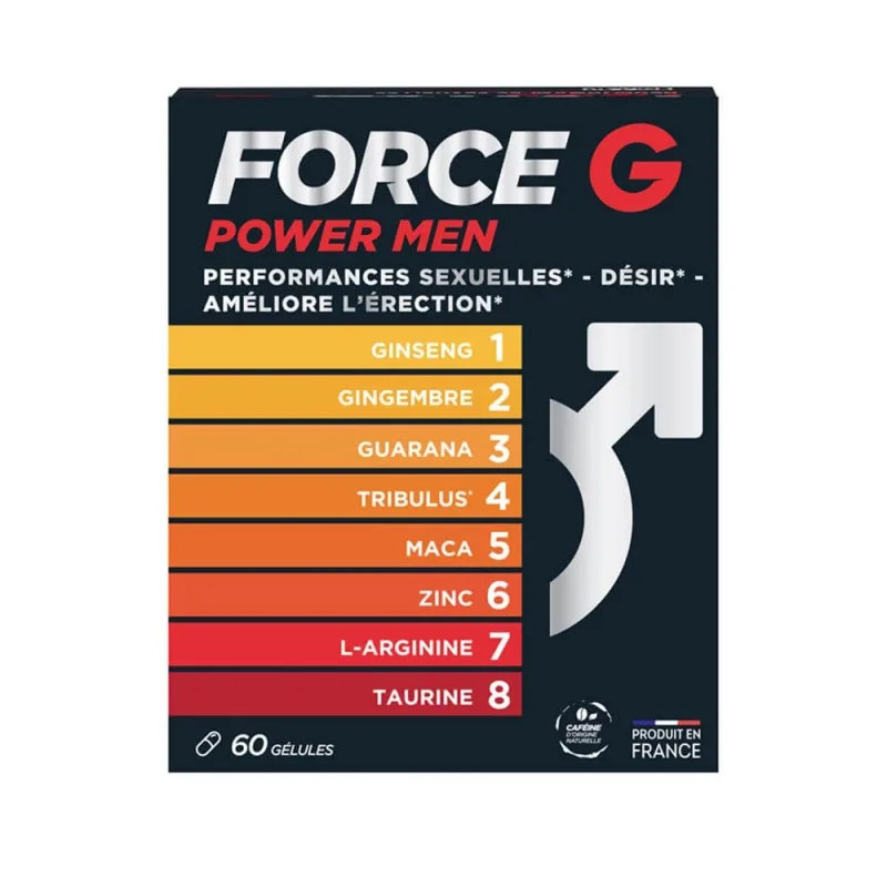 Force G Power Performanță sexuală pentru bărbați, 60 de capsule, Vitavea Santé — preț și oferte