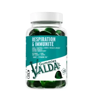 Valda Respirație și Imunitate Aromă de eucalipt 50 gummies