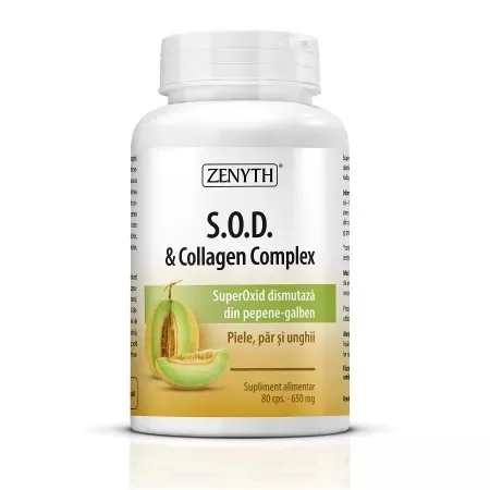 S.O.D. and Collagen Complex, 80 capsule – Zenyth — preț și oferte