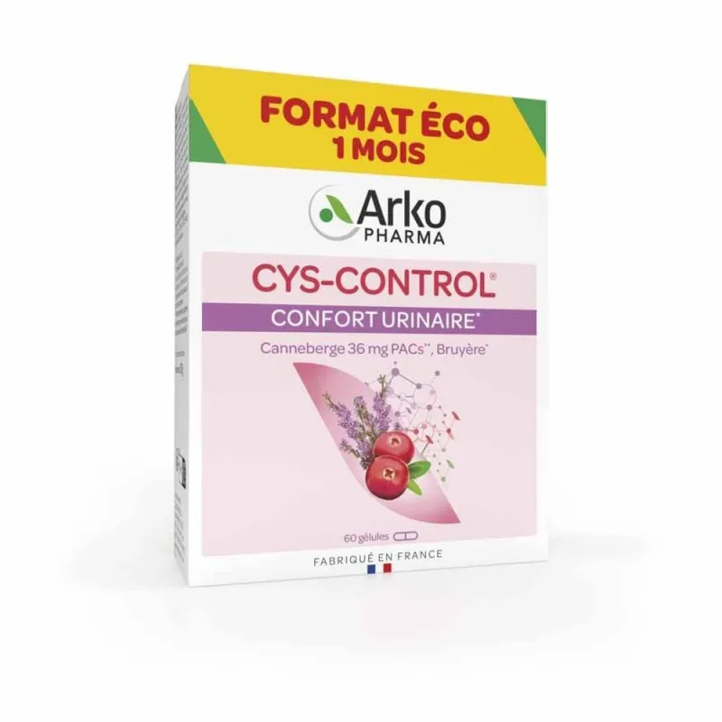 Arkopharma Cys-Control Bunăstarea urinară 60 Capsule — preț și oferte