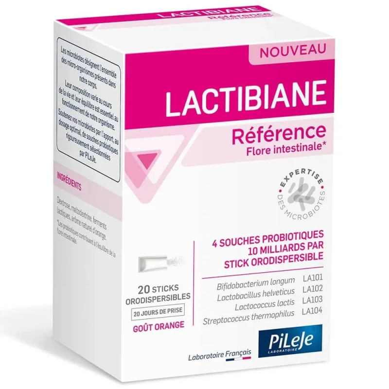 Pileje Lactibiane Intestinal Flora Reference Orange 20 Sticks Oro-dispersabile — preț și oferte