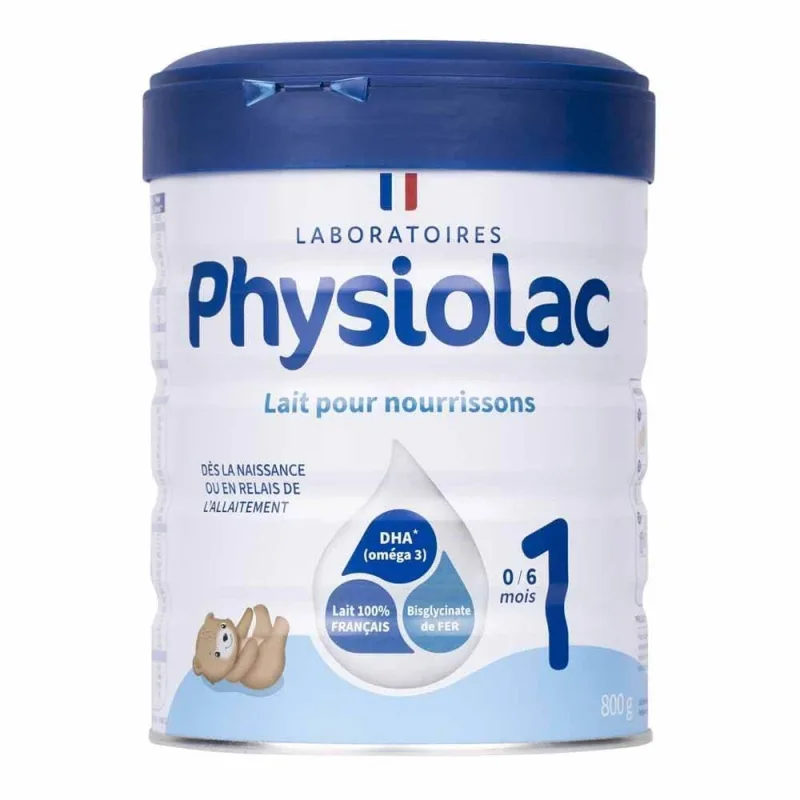 Physiolac 1 Lapte praf de la 0 la 6 luni 800g — preț și oferte