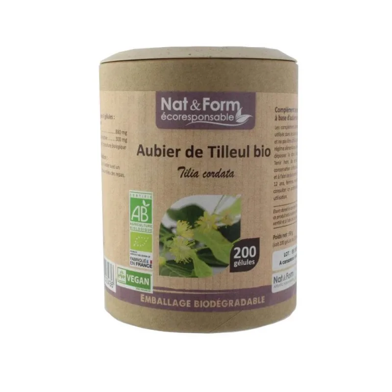 Nat&Form Arbore de tei Bio x 200 capsule — preț și oferte