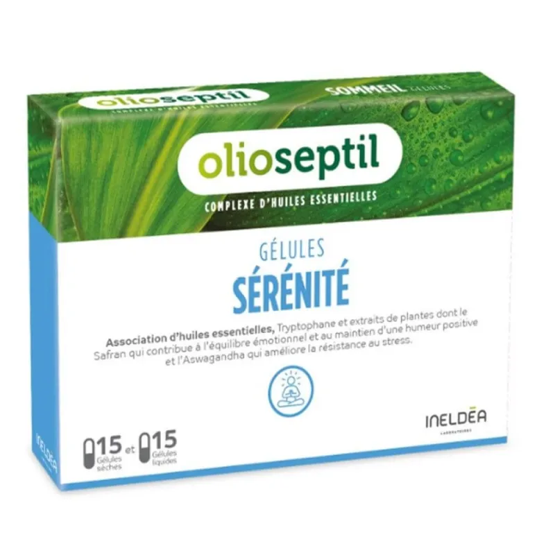 Olioseptil Serenity 15 capsule uscate + 15 capsule lichide Lab. Ineldea — preț și oferte