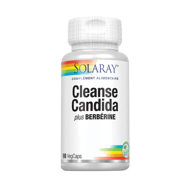 Solaray Cleanse Candida Plus Berberine 90 Capsule de legume — preț și oferte