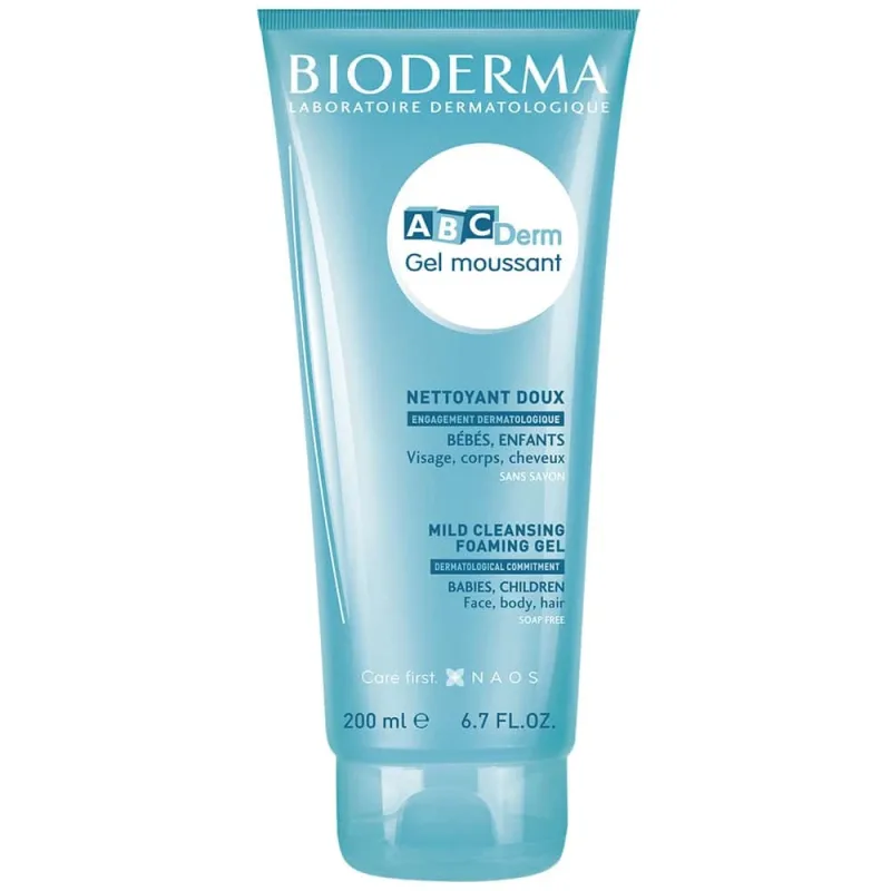 Gel spumant de curățare delicată Bioderma Abcderm 200ml — preț și oferte