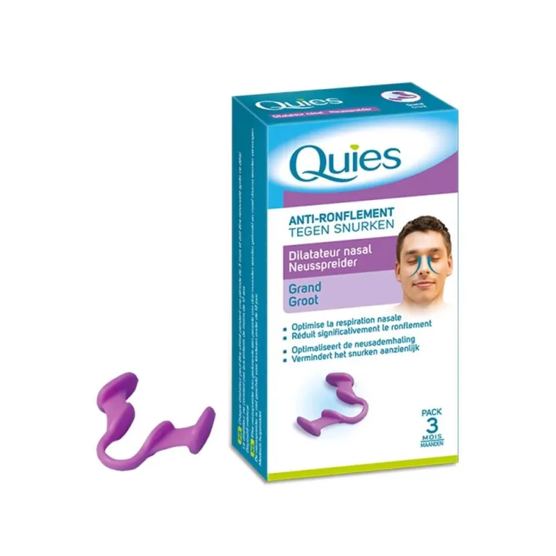 Quies Anti-Snoring Dilatator nazal Pachet mare 3 luni — preț și oferte