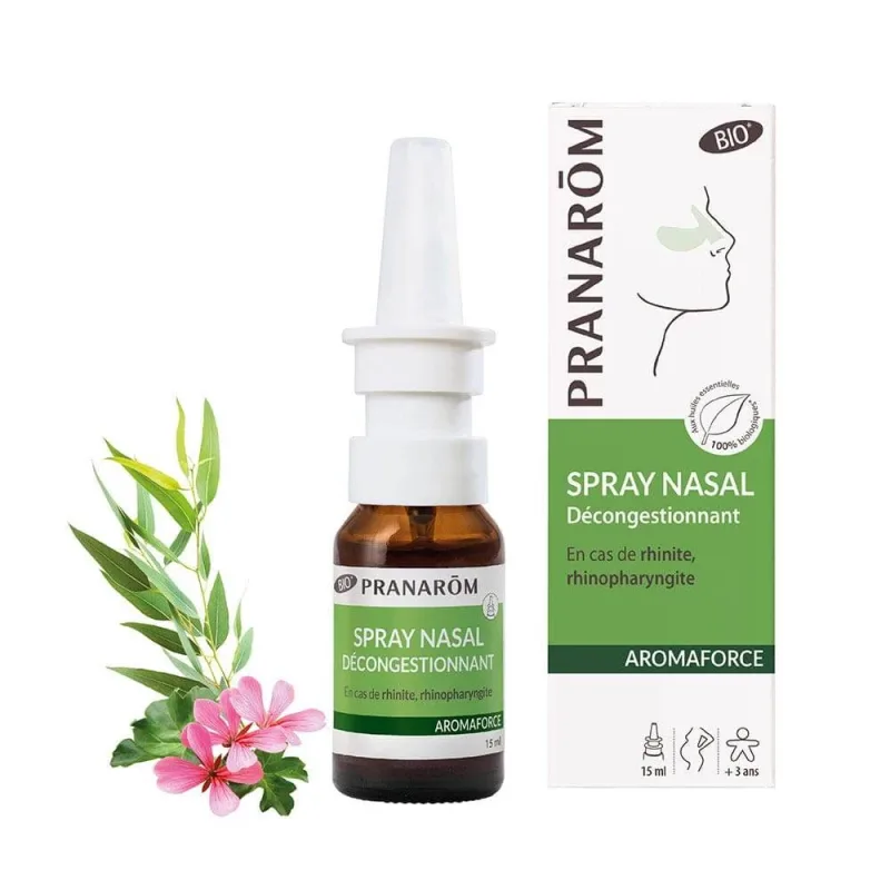 Pranarôm Aromaforce Bio Decongestionant Spray nazal 15ml — preț și oferte