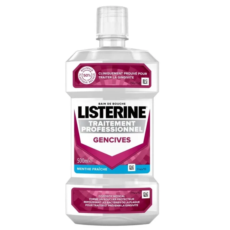Listerine Bath Professional Tratament gingii mentă proaspătă 500 ml — preț și oferte