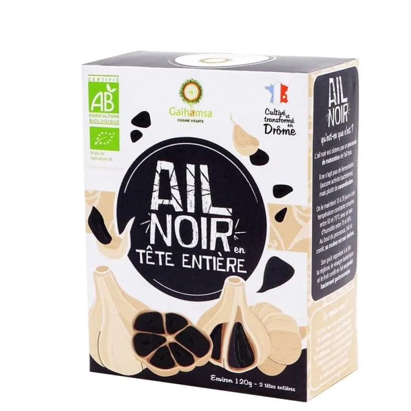 Gaihamsa Organic Whole Head Black Garlic 120g — preț și oferte