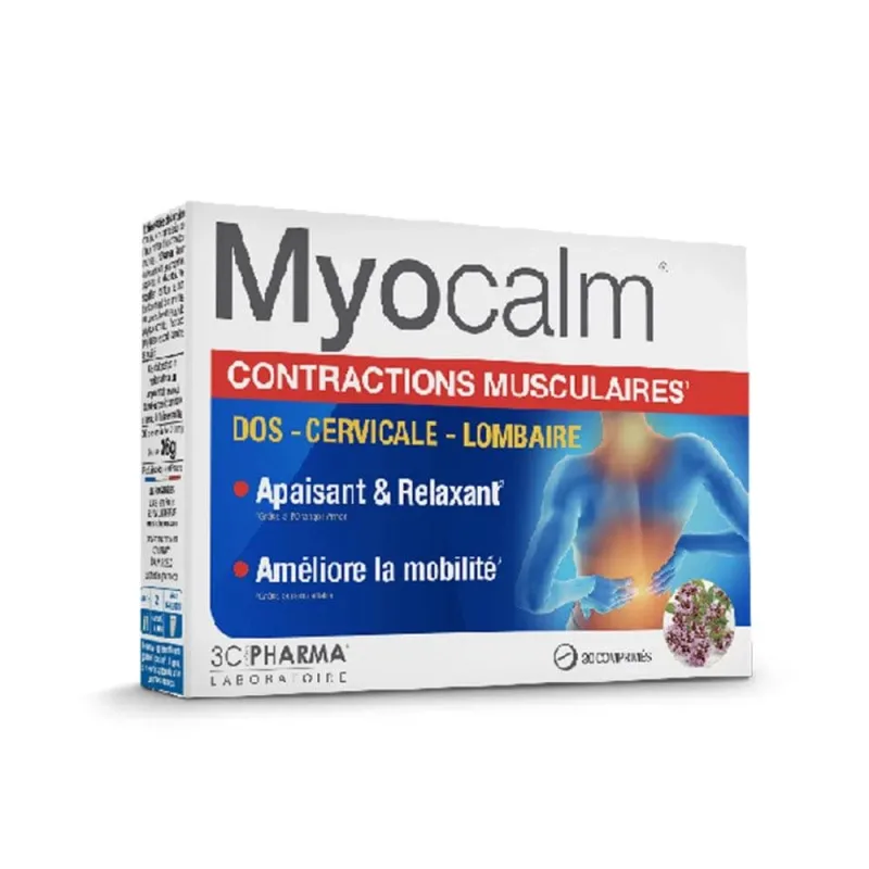 Myocalm Contracții Musculare, 30 tablete, 3C Pharma — preț și oferte