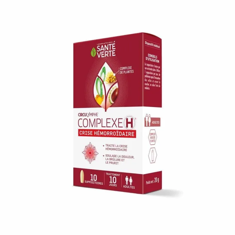 Sante Verte Circulymphe Complexe H 10 supozitoare — preț și oferte