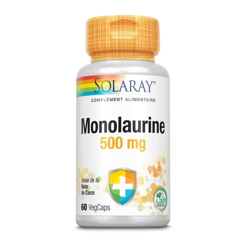 Solaray Monolaurin 500 mg x60 capsule vegetariene — preț și oferte