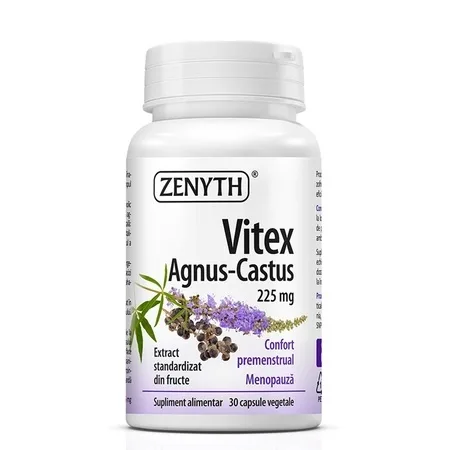 Vitex Agnus-Castus 225 mg, 30 capsule – Zenyth — preț și oferte