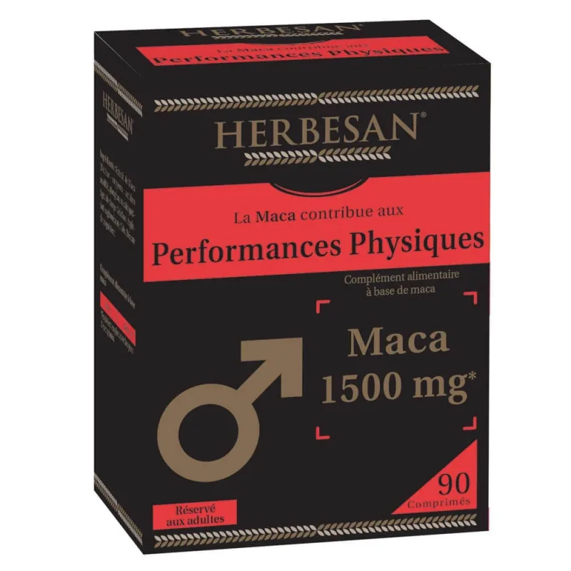 Herbesan Maca Performanță fizică 90 comprimate 500mg — preț și oferte