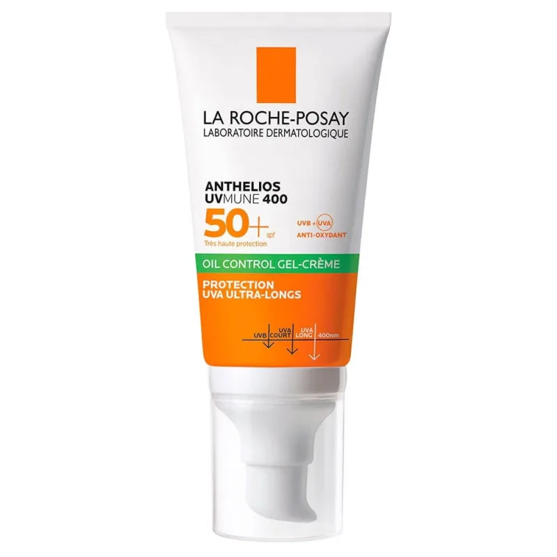 La Roche-Posay Anthelios Gel-Dry Touch Cremă de față cu protecție solară și parfum Spf50+ Xl Sans Parfum 50ml — preț și oferte