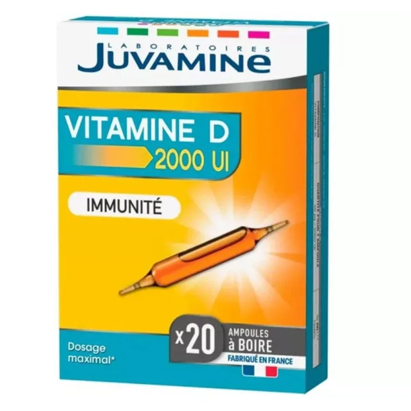 Juvamine Vitamine D 2000 UI Immunea 20 fiole 10ml — preț și oferte
