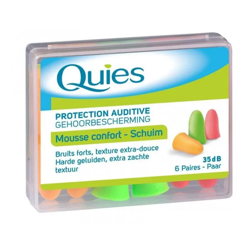 Quies Protecție auditivă Mousse Confort 6 perechi de dopuri — preț și oferte