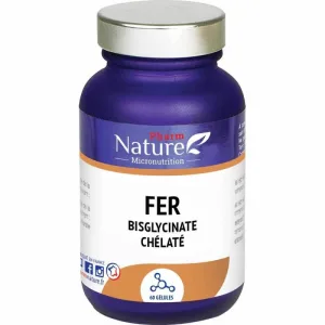 Pharm Nature Micronutrition Chelat de fier bisglicinat 60 capsule