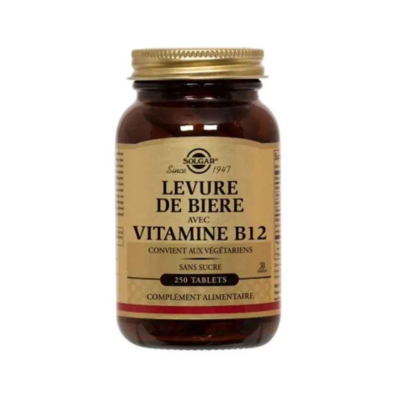 Solgar Levure De Bière Vitamine B12 Beauté Peau, Ongles 250 Comprimés — preț și oferte