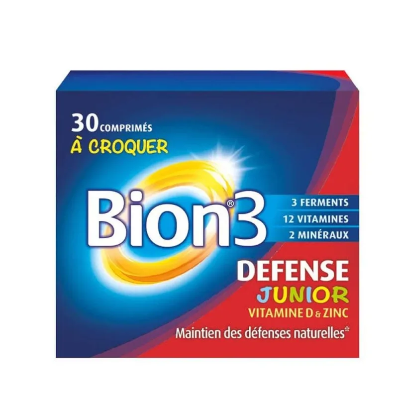 Bion3 Defence Junior A cruciferă 30 comprimate — preț și oferte