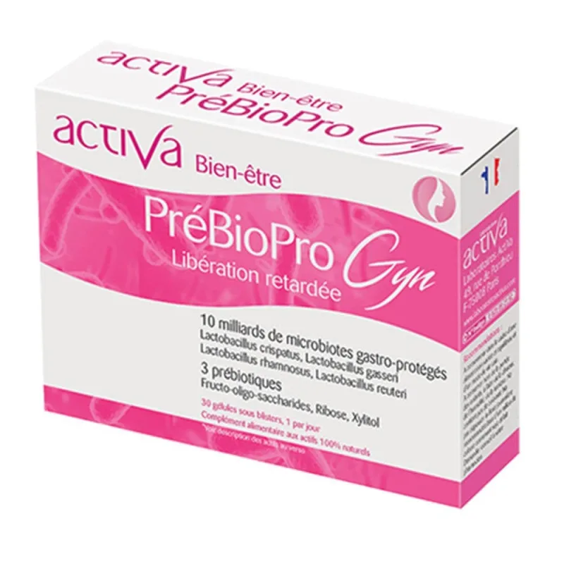 Activa Prebiopro Gyn Libération retardée 30 capsule — preț și oferte