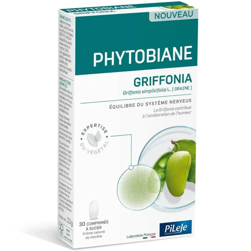 Pileje Phytobiane Griffonia Nervous System Balance 30 comprimate de supt — preț și oferte