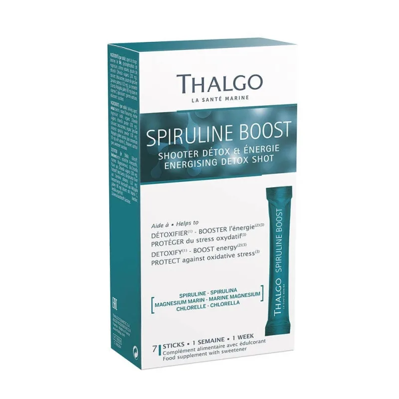 Thalgo Spiruline Boost Shooter Detoxifiere și energie 7 sticksuri de 5 g — preț și oferte