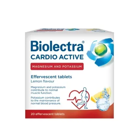 Biolectra Cardio Active, 20 Tablete Efervescente VEDRA — preț și oferte